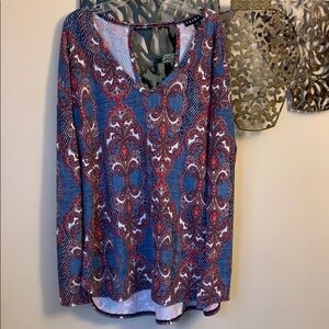 Tribal paisley soft top boho